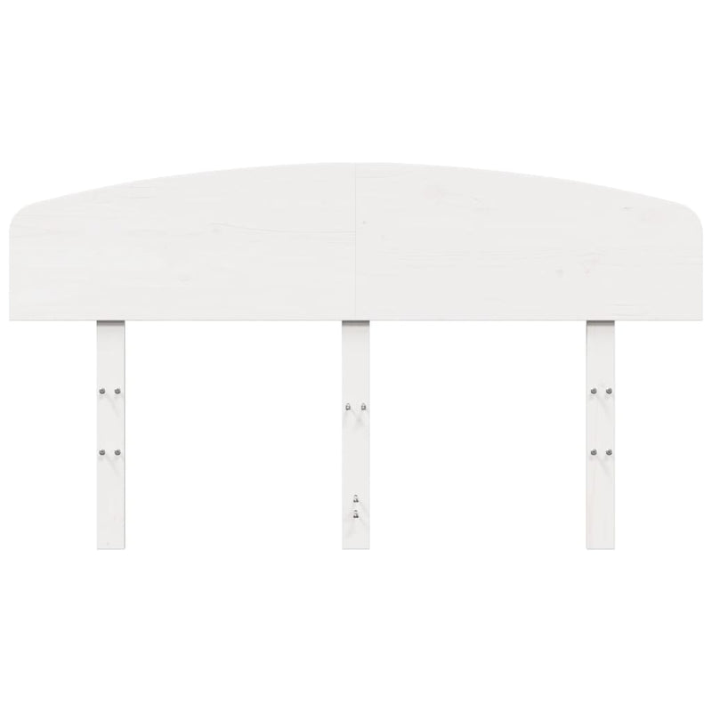 vidaXL fehér tömör fenyőfa fejtámla 150 cm