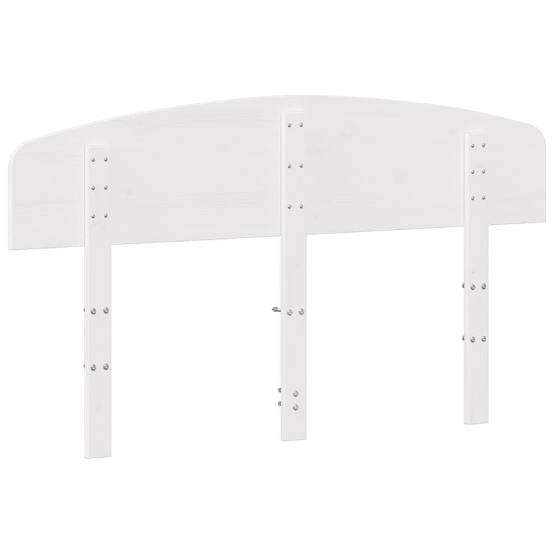 vidaXL fehér tömör fenyőfa fejtámla 150 cm