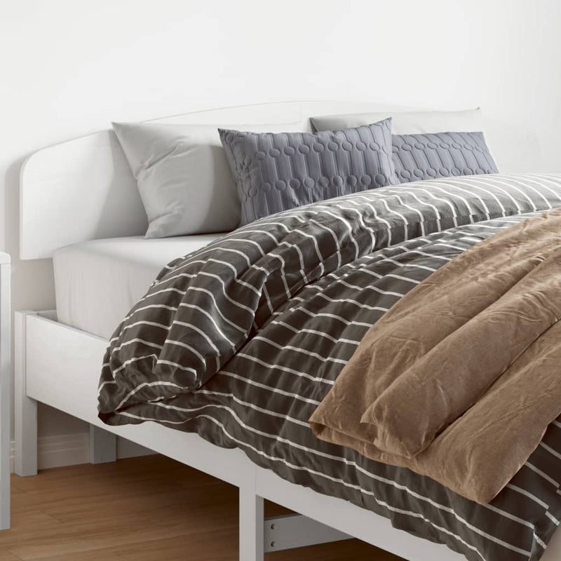 vidaXL fehér tömör fenyőfa fejtámla 150 cm