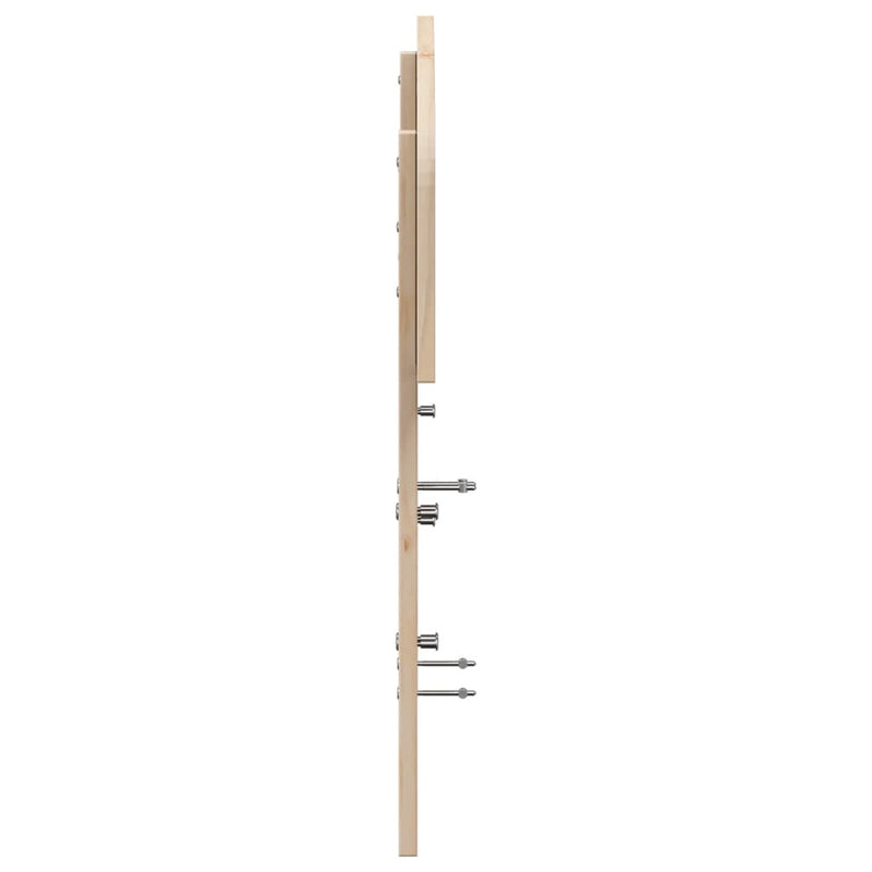 vidaXL tömör fenyőfa fejtámla 120 cm