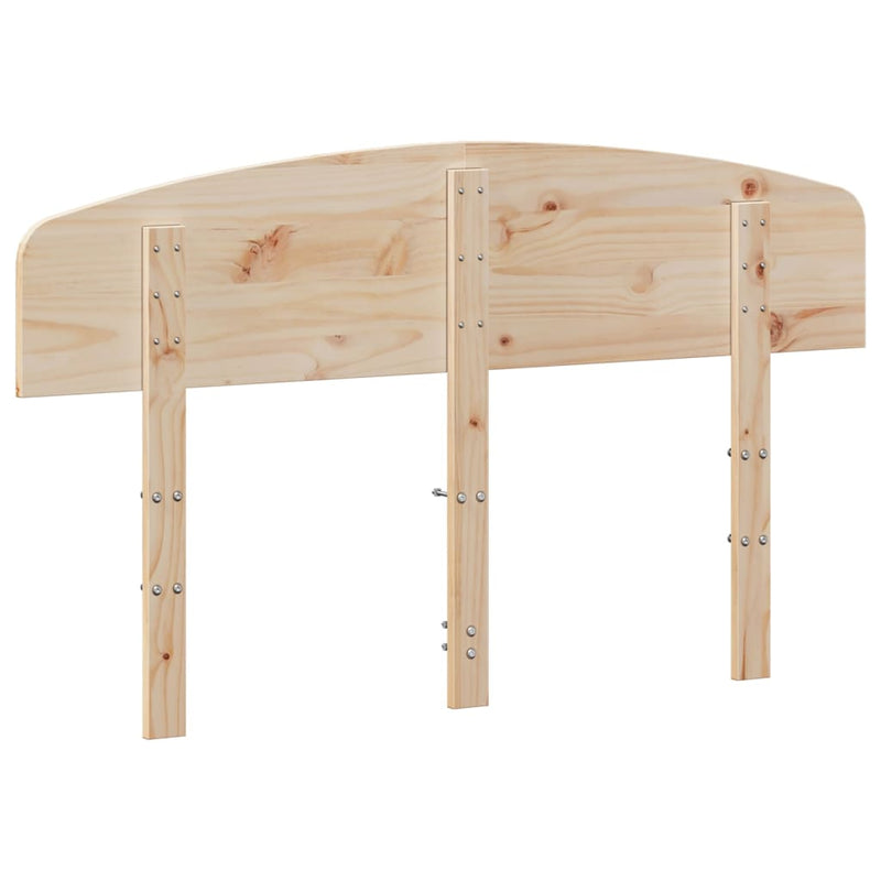 vidaXL tömör fenyőfa fejtámla 120 cm