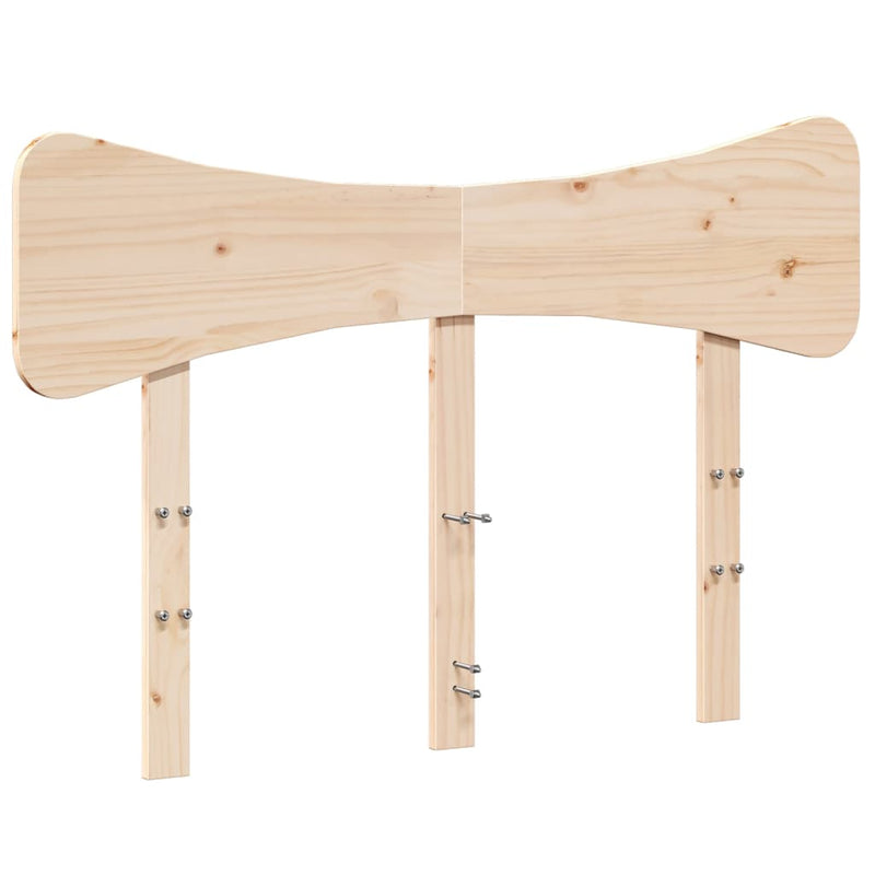 vidaXL tömör fenyőfa fejtámla 120 cm