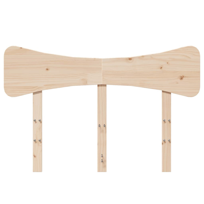 vidaXL tömör fenyőfa fejtámla 120 cm