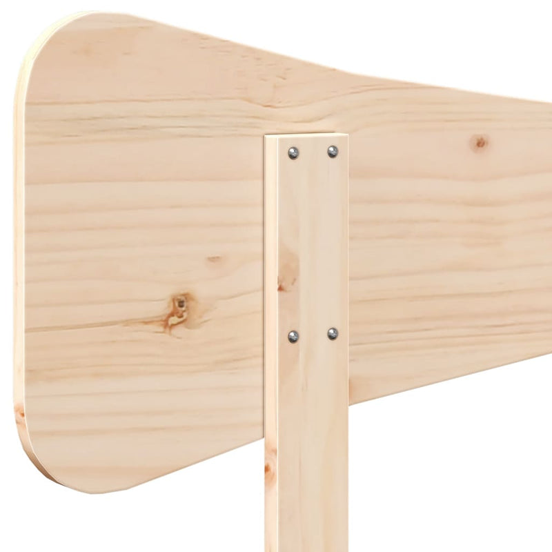 vidaXL tömör fenyőfa fejtámla 120 cm