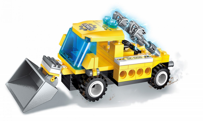 QMAN® 1408 | lego-kompatibilis építőjáték | 622 db építőkocka | 8-az-1-ben A harci szekér legendája