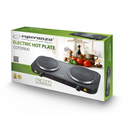 Esperanza EKH010K COTOPAXI 2000W 2-zónás fekete elektromos főzőlap