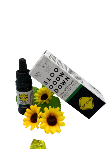 SLOW DOWN - Prémium CBD kender olaj - 10ml 30% - 3000mg